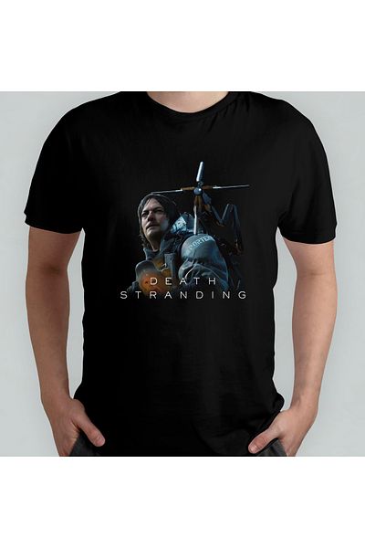 Pixxa Μπλουζάκι Death Stranding Crew Neck 100% βαμβακερό - Μοντέλο 1