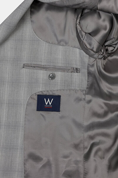 W Collection GRİ DÜĞMELİ TAKIM ELBİSE