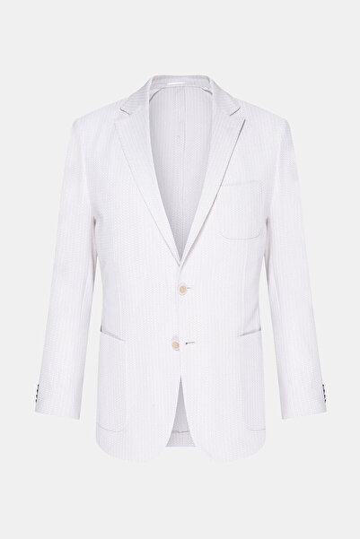 W Collection Ekru Buttoned Jacket