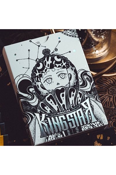 OyuncaklarÜlkesi King Star Twelve Imperial Symbols Monochrome Premium Playing Card Collectable Playing Cards