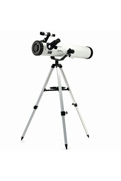 katre46 76 x 700 Profesyonel Aynalı Uzay Teleskopu Beyaz