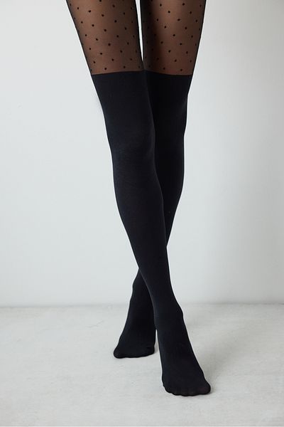 Penti Damen Doty Boot gemusterte Strumpfhosen