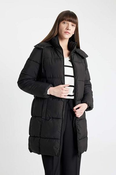 DeFacto Wasserdichter Parka mit Kapuze und normaler Passform