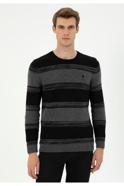 U.S. Polo Assn. Πόλο Ασν. Ανδρικό πουλόβερ Pare Anthracite 1957277