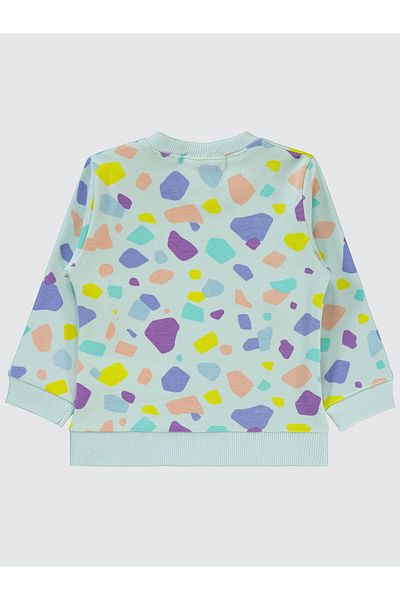 Civil Baby 6-18 Months Mint Color Baby Girl Sweatshirt