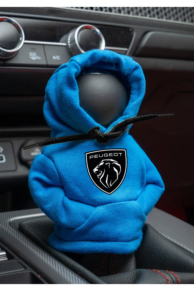 Freeyez Peugeot Icon Blue Gear Shift Hoodie - Car Gear Shift Outfit and Fleec...