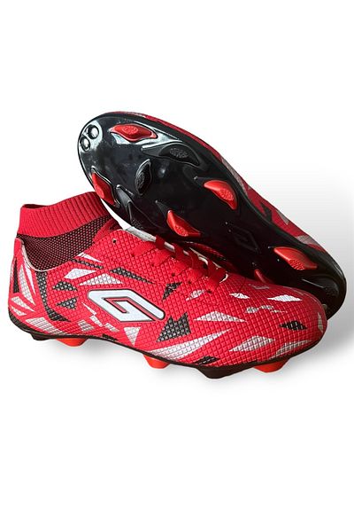 Dugana 2303 Red Sock Cleats Football Shoes