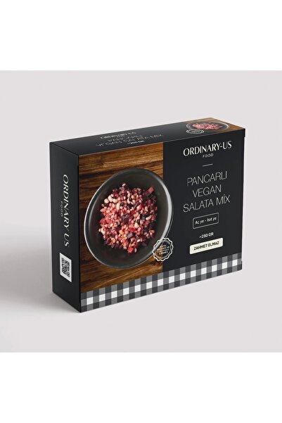 Ordinary-Us Fresh & Food PANCARLI VEGAN SALATA MİX 250 gr/1 Porsiyon