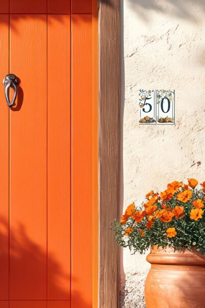 MODA CERO Fun Kitten Ceramic Door Number No:0