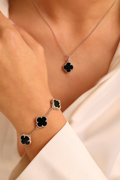 ADA LİFE GÜMÜŞ 925 Ayar Gümüş Van  2 Lü Set Kolye Bileklik (ÖZEL KUTULU)