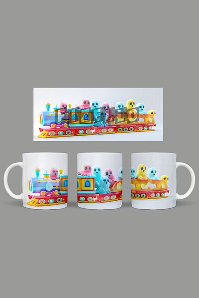 Fizello Cute Ghots - Cute Ghots Themed Mug