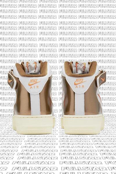 Nike Air Force 1 Mid QS - Γνήσιο δέρμα Gem Ale Brown Sneaker