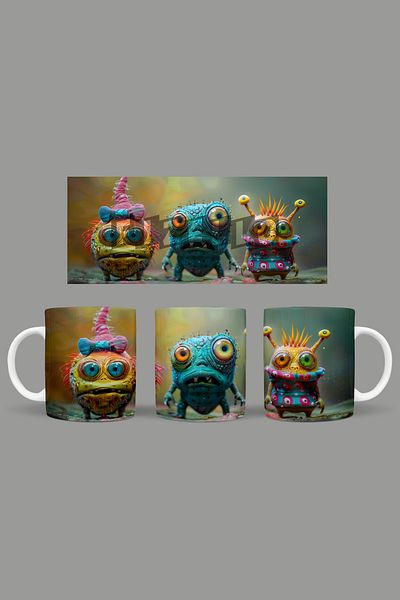 Fizello Cute Baby Monsters - Cute Baby Monsters Mug