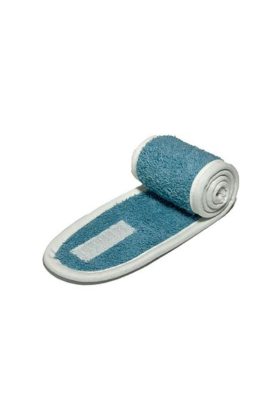 Ellaline Πετσέτα Bandana Athlete Headband Μακιγιάζ Μαλλιών Περιποίηση δέρματος Spa Gym Fitness 100% βαμβακερό μπλε