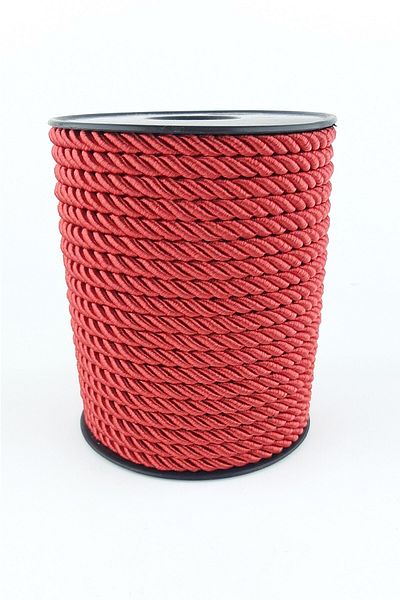 Hobigram Πλεξούδα Σχοινί Κόκκινο Σχοινί Κορδόνι 6 Mm 25 Mt – Σχοινί Πλεξούδας, Κομψό Σχέδιο, Γυναικείο Αξεσουάρ – Σχοινί Πλεξούδας – Σχοινί Πλεξούδας