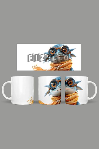 Fizello Cute Dinosaurs - Cute Dinosaur Themed Mug