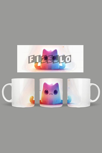 Fizello Cute Ghots - Cute Ghots Themed Mug