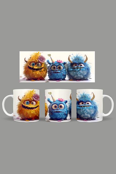 Fizello Cute Baby Monsters - Cute Baby Monsters Mug