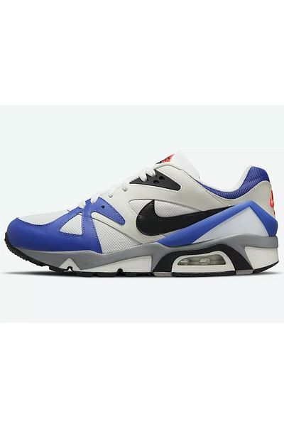 Nike Λευκό Μπλε Κόκκινο Γνήσιο Δερμάτινο Ανδρικό Sneaker - Air Structure