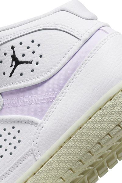 Nike Jordan Access Gs Leather Unisex Sneaker White Genuine Leather High Top Jordan Sneakers