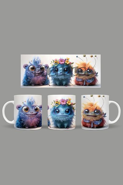 Fizello Cute Baby Monsters - Cute Baby Monsters Mug