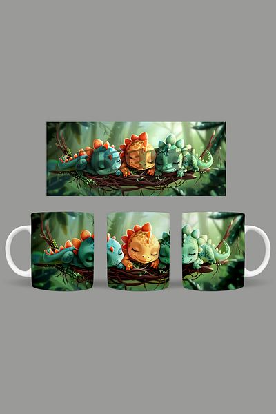 Fizello Cute Dinosaurs - Cute Dinosaur Themed Mug