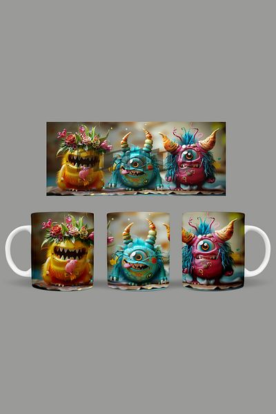 Fizello Cute Baby Monsters - Cute Baby Monsters Mug