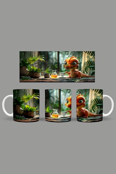 Fizello Cute Dinosaurs - Cute Dinosaur Themed Mug