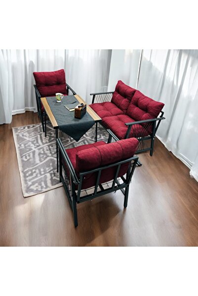 Modern Style Home Lüx Bahçe Balkon Mobilyası , Koltuk Takımı , Cafe 2-1-1 Mas...