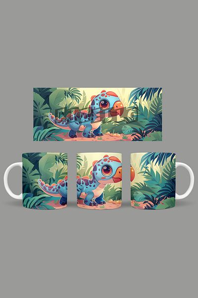 Fizello Cute Dinosaurs - Cute Dinosaur Themed Mug