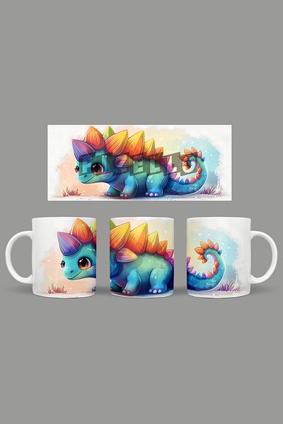 Fizello Cute Dinosaurs - Cute Dinosaur Themed Mug