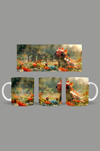 Fizello Cute Dinosaurs - Cute Dinosaur Themed Mug