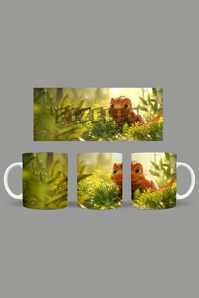 Fizello Cute Dinosaurs - Cute Dinosaur Themed Mug