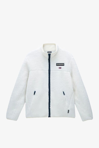 Napapijri T-Tiny Fz Men's Beige Fleece Np0A4Ia9N1J1