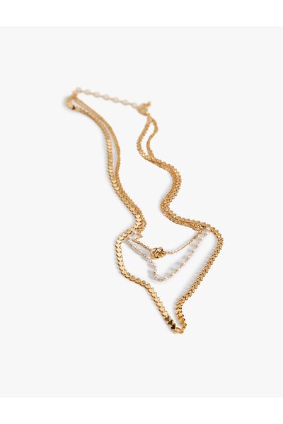 Koton Two Rows Chain Necklace