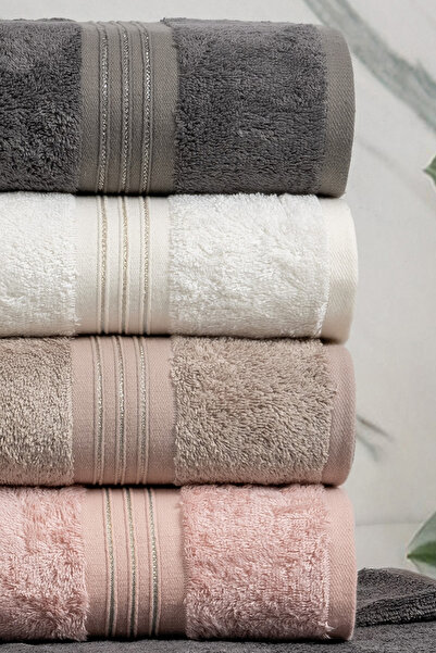 Altınbaşak Bambu Maxwel Asorti 4'lü Banyo Havlusu