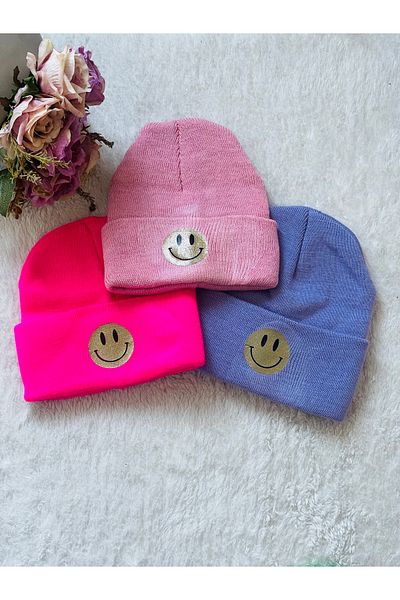 Selen Aksesuar Handmade Basic Printed Women's Beret
