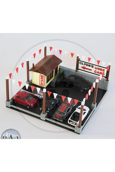 Bi'şeyler Sepeti 1:64 Auto Gallery - Diorama Diecast Showroom (Excluding Car)