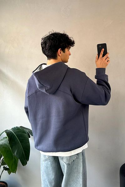 Flaw Wear Library of Alexandria Embroidered Smoked Hoodie