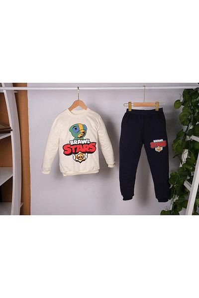 liontim Brawl Stars Printed Unisex Children's Clothing Set