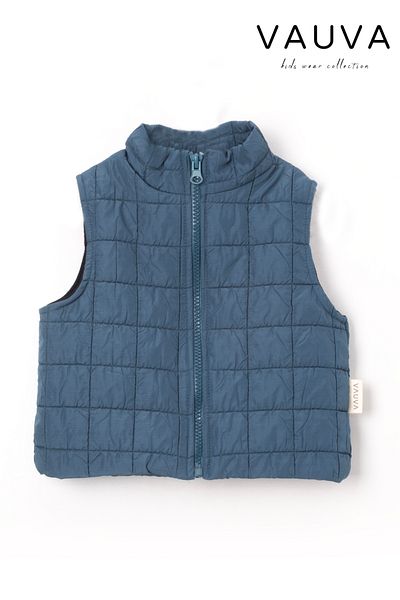 Vauva Girl Boy Baby Child Vest Seasonal Lined Quilted Waterproof Vest