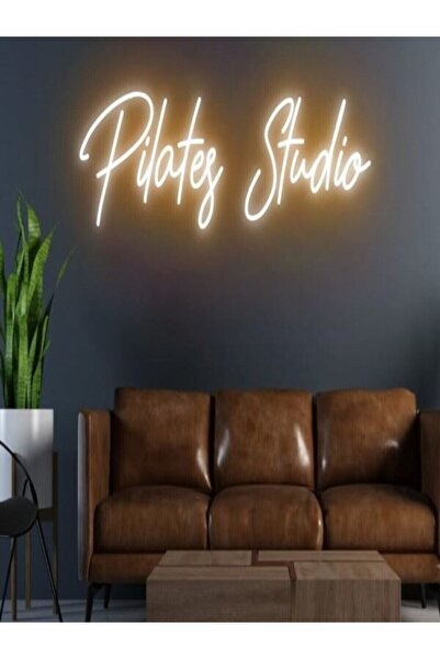 NEON LED KAYSERİ Pilates Studio Yazılı Neon Tabela