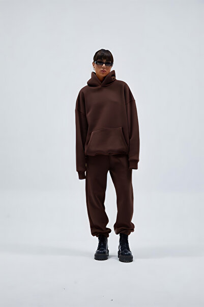 BayBayan Γυναικείο σετ φόρμας χειμερινής βασικής φόρμας χωρίς στάμπα