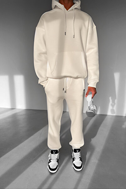 BayBayan Ανδρικό Trend Oversize Άνετο Σετ αθλητικής φόρμας καθημερινής και αθ...