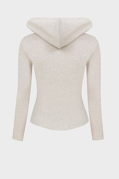 IAMNOTBASIC Beige Melange Rowen Cardigan