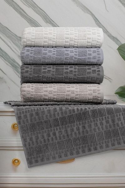 Altınbaşak Lissome Assortment - Set of 4 100% Cotton Bath Towels