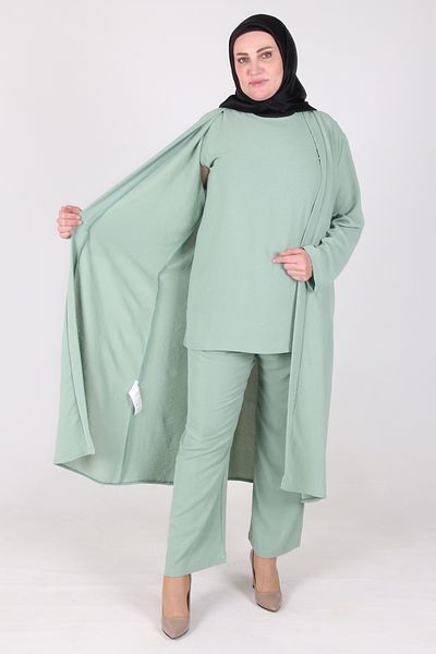 sefamerve Arya Ayrobin Large Size Σετ 3 τεμαχίων 2615-11 Mint Green