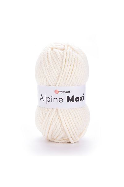 Yarnart Alpine Maxi - Χειροποίητο Νήμα Πλεξίματος Off White-662