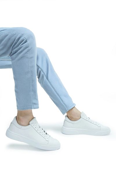 İncim Ανδρικά - Deluxe Comfort White Casual Sneaker Αθλητικά Παπούτσια