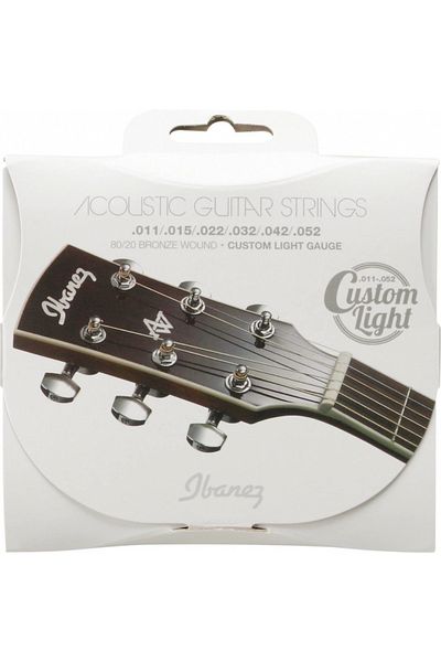 IBANEZ Iacs62c 11-52 Προσαρμοσμένη ελαφριά μπρούτζινη χορδή ακουστικής κιθάρας